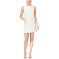 thumbnail image 1 of Vestido Mini Metálico Boucle Spencer Rachel Zoe para mujer blanco roto 8, 1 of 1