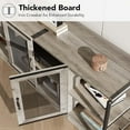 thumbnail image 3 of Yeshouse Gray Entertainment Center, Industrial Farmhouse TV Stand with Mesh Doors, Storage for 65 Inch TV & Up, 3 of 9
