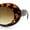 Tortoise - Brown, variant on Womens Oval Round Thick Plastic Mod Fashion Fancy Arm Sunglasses All Black