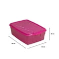 thumbnail image 4 of Caja Organizadora Polycar Multiusos Traslucido Rosa 27 Litros, 4 of 4
