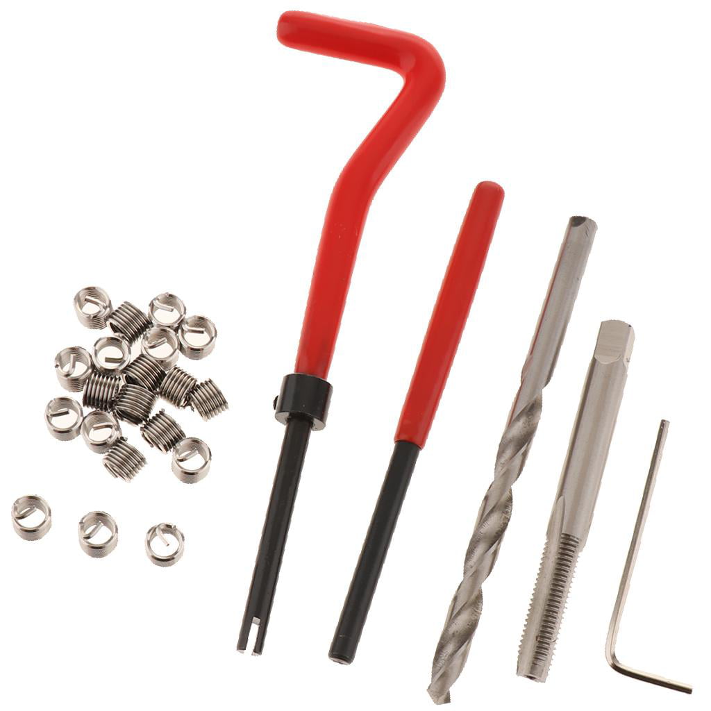 Helicoil Restoring Thread Repair Tools Set Wire Insert Kit M6 x 1.0 x 8.0mm 25x 