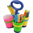 thumbnail image 2 of Westcott Kids Scissors Caddy With Anti-Microbial Pointed Blades, 5 Inch, Assorted Colors, 24 Pairs, 2 of 8