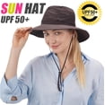 thumbnail image 3 of Head Net Hat, Safari Hat Sun Hat Bucket Hat with Hidden Net Mesh 1Pack, 3 of 6