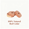 thumbnail image 3 of QARUN Cedar Blocks for Clothes Storage - 24 Pcs 100% Natural Cedar Rings | Wardrobe & Drawer Freshener for Closet Storage, 3 of 6