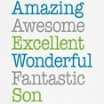 thumbnail image 3 of CafePress - Son Amazing Fantastic Ringer T - 100% Cotton Ringed T-Shirt, 3 of 4