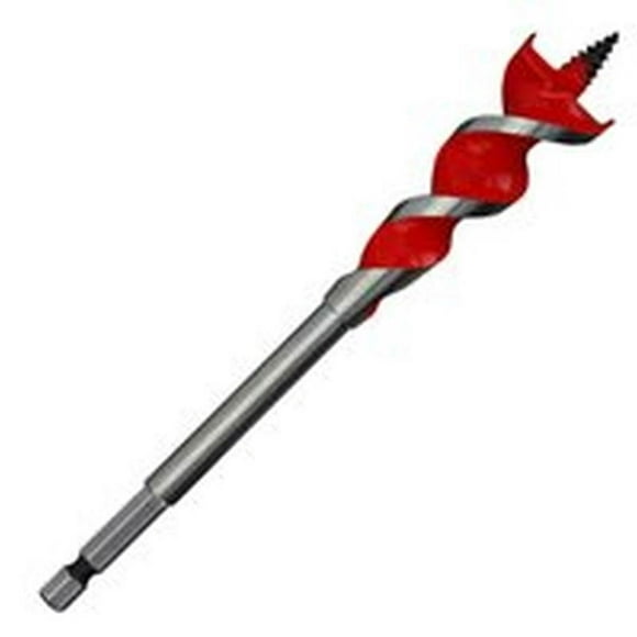 Speed Feed 48-13-0048 Self-Feed Wood Bit, 1/2 in Dia x 6 in OAL, Steel
