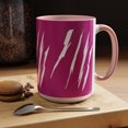 thumbnail image 5 of Effete Feline Claw Marks Scratch Accent Coffee Mug (11, 15oz), 5 of 6