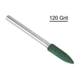 thumbnail image 4 of Uxcell 20pack Rubber Polishing Drill Bits, Rotary Buffing Bit with 4mm (5/32") Conic Head, 3mm (1/8") Shank, Green, 4 of 7