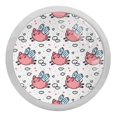thumbnail image 1 of 4PCS Round Angel Piggy Cabinet Fluorescence Knob Glowing in the Dark Furniture Drawer Pulls Handle with Screws, 1 of 5