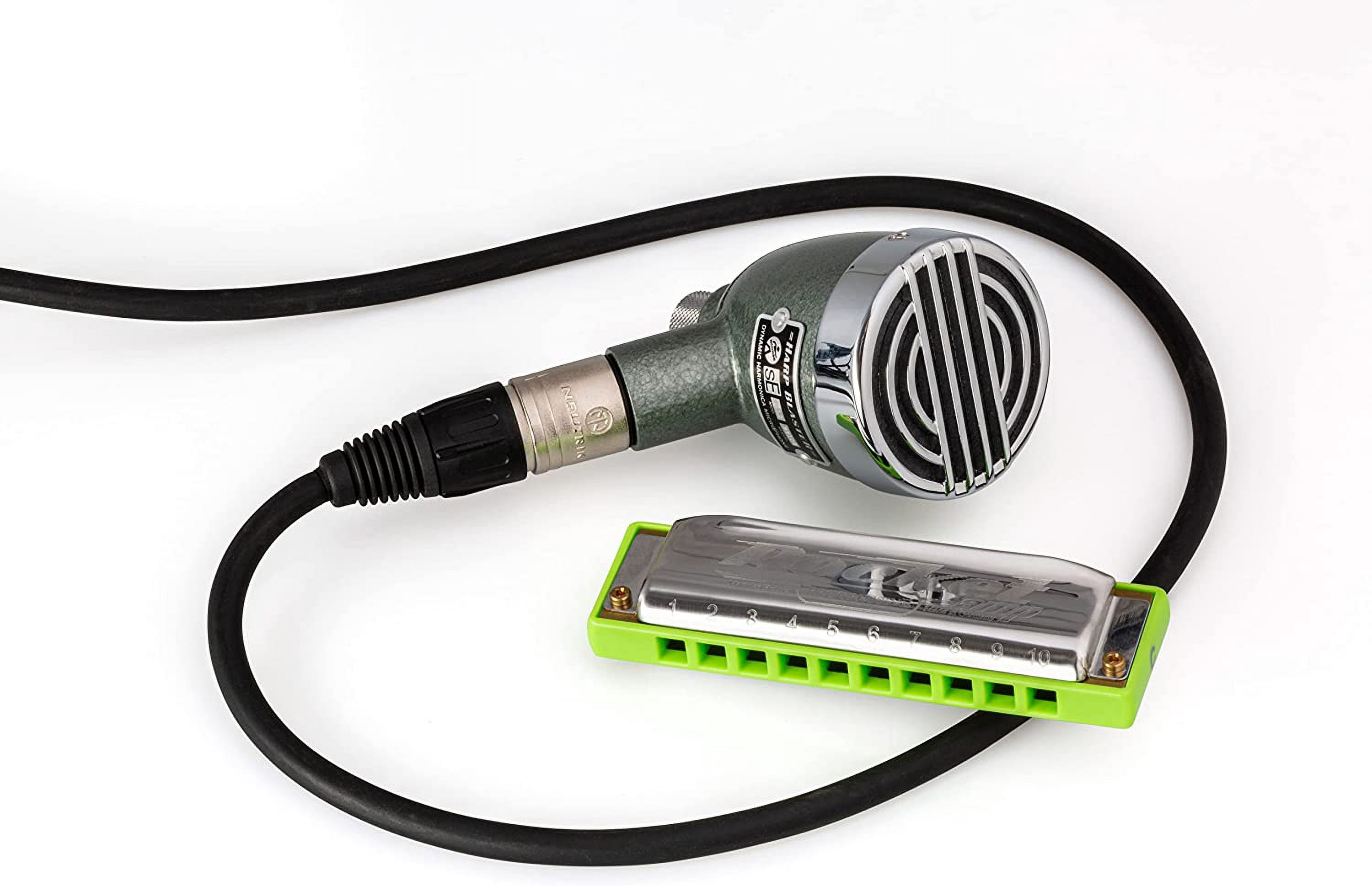 Hohner Harp Blaster HB52 Microphone, Metal, 11.5" x 6" x 6"