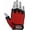 Red, variant on MRX Anti-Slip Unisex Half Finger Amara Leather Black Weight Lifting Gloves, S