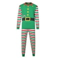 thumbnail image 2 of Pyjamas de Noël Assortis pour la Famille Elf Pyjamas de Nuit de Noël Pyjamas Décontractés Ensemble de Pjs, 2 of 3