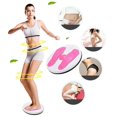 thumbnail image 4 of Twisting Disc Home Máquina de ejercicios de fitness para mujeres Máquina de entrenamiento de cintura,Rosado. Afortunado Sencillez, 4 of 5