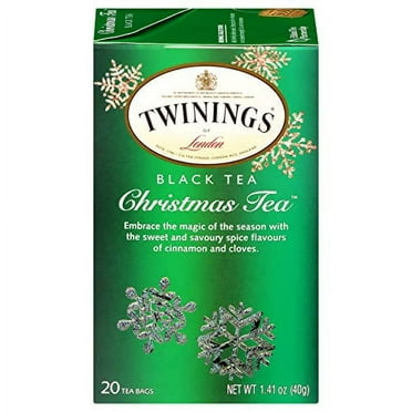 Twinings Of London Christmas Black Tea, Box Of 20 Tea Bags (Pack Of 2)