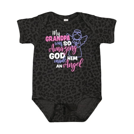 

Inktastic My Grandpa Was So Amazing God Made Him an Angel Gift Baby Girl Bodysuit