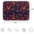 thumbnail image 3 of GZHJMY Halloween Horror Pumpkin Ghost Laughing Face Dish Drying Mat,16 x 18 Inches Microfiber Kitchen Countertop Table Protector Multi-Purpose Counter Rack Sink Drainer Pad, 3 of 6