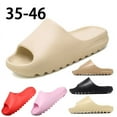 thumbnail image 2 of Summer Home Men Slippers Simple Solid Color Shoes Non-slip Bathroom Slides  Flops Couples Unisex Platform Slippers, 2 of 7