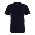 thumbnail image 1 of Asquith & Fox - Polo liso de manga corta Hombre/Caballero (Marino washed), 1 of 3