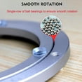 thumbnail image 5 of Lazy Susan, High Performance Swivel Plate With Ball Bearing Raceway, 20 Inch, Premium Material For Wide Application, Supports Radial And Axial Loads, Anti-Skid Rubber Feet For, 5 of 5