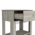 thumbnail image 4 of Bar Cart Drawer In Gray With Wine And Glassware Organization For Organized Storage Mobility, 4 of 5