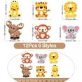 thumbnail image 2 of U8MO 12x Food Grade Silicone Focal Lion Deer Elephant Beads Crafts Making Accessory, 2 of 6