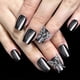 thumbnail image 1 of 30 Pcs Short Square Press On Nail Cats Eye False Nail Glossy Acrylic Nail Butterfly Full Cover Stick on Nail, 1 of 4