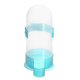 thumbnail image 4 of Uxcell 800ml Alimentador automático para palomas, bebedero colgante para jaula de aves, dispensador de agua, azul claro 2 paquetes, 4 of 6