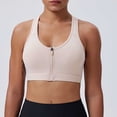 thumbnail image 4 of Timegard Sports Bras for Women Front Closure Zipper Racerback Breathable Workout Gym Bras with Support, 4 of 4
