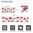 thumbnail image 3 of Yayeee Faucet Mat for Kitchen Sink 14.7" Diatomite Long Splash Guard Pad, Red Santa Hats Pattern, 3 of 7