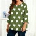 thumbnail image 6 of Women Plus Size Crewneck Tops Short Sleeve Oversized T Shirt 2026 Spring Summer Casual Loose Fit Comfort Basic Tee Blouse, 6 of 6