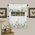 thumbnail image 3 of Kitchen Curtains Valances, Flower Bird Plant Spring Summer Fall Floral Short Rod Pocket Valances for Windows for Bedroom, Bathroom, 1 Panel, 42" W x 12" L, 3 of 6