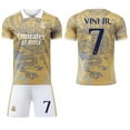 thumbnail image 1 of 2425 Real Madrid Dragon Pattern Joint Special Edition Mbappe Football Jersey No. 7 Ronaldo Jersey Set No. 5 Bellingham 24 Real Madrid Joint No. 7 Winnie the Pooh Sockless Set3XL, 1 of 2