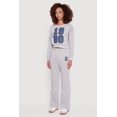 thumbnail image 4 of Women's Embroidered Graphic Fleece Lined Sweatshirt, 4 of 5