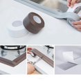 thumbnail image 5 of tiras adhesivas de cinta impermeables para baño, sellador blanco antimoho, 5 of 5