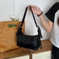 thumbnail image 3 of Cartera informal para de bolas de hervida para mujer, bolso de viaje de vacaciones de gran capacidad, bolso de mano para axilas, bolso de Negro Macarena Monedero de hombro, 3 of 8
