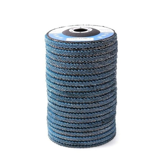 10pcs Profesional Flap Discs 115mm 4.5 Discos de lijado 40/60/80/120 Grit muelas abrasivas Cuchillas for amoladora angular