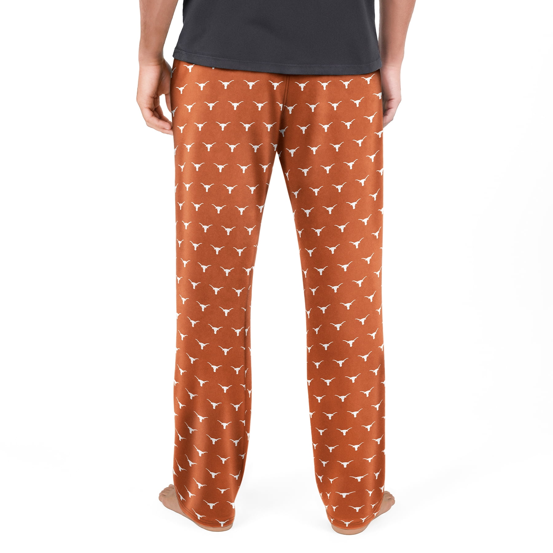 NCAA Mens Texas Longhorns All Over Print Pajama Pants