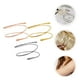 thumbnail image 3 of 3 brazaletes de metal abiertos, ajustables, para mujeres y niñas., 3 of 8