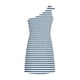 thumbnail image 5 of Vestido de fiesta con lazo sin mangas y un hombro estampado de verano para mujer Mini vestido con estampado floral Pompotops  ghjkhdj2238, 5 of 5