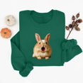 thumbnail image 5 of HOMBOM Halloween Fall Sweatshirts for Women Crewneck Army Green Long Sleeve Hoodless Cozy Pullover for Women Essentials Vintage Tops,S, 5 of 5