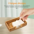 thumbnail image 3 of Tzdxfgl Rattan Napkin Holder for Table, Woven Guest Towel Holder, 9.5" x 5.5" x 2", Natural, 3 of 11