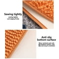 thumbnail image 6 of Bath Rug Mat, Thick Soft Absorbent Chenille, Quick Dry Microfiber Mats, Rubber Backing Machine Washable Shower Floor Rugs, Bathmat Runner, Bathroom Home Decor Accessories, 15.7"x23.6", Orange, 6 of 9