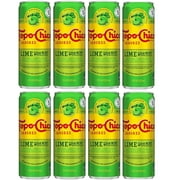 Topo Chico Sabores 12oz Cans (Lime Mint) pack of 8, (total 12 x 8 = 96 oz)