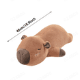 thumbnail image 2 of 18.9in Soft Capybara Plush Cushion Body Pillows,Huggable Stuffed Animal Pillow, Cute Nap Pillow for Sofa, Bed, and Home Decor(Brown S), 2 of 5