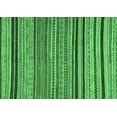 thumbnail image 1 of Ahgly Company Indoor Rectangle Abstract Emerald Green Modern Area Rugs, 2' x 3', 1 of 4