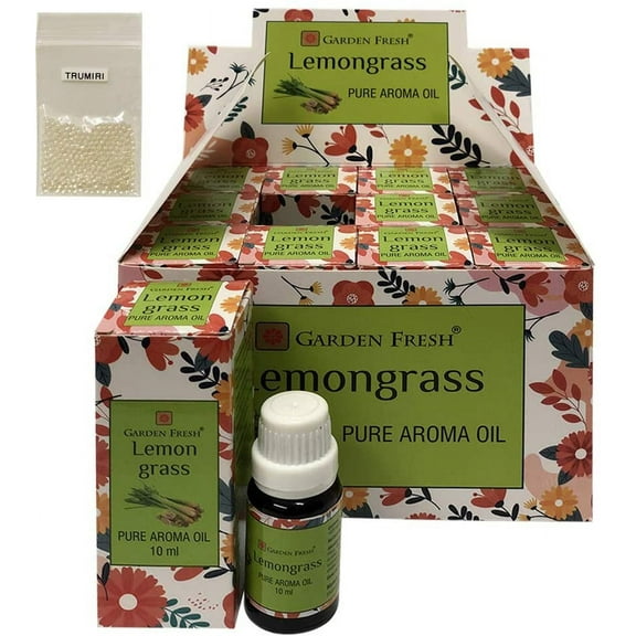 Lemongrass Fragrance Oil For Diffuser And Gel Beads Bundle