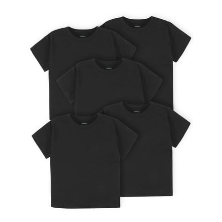

Gerber Baby & Toddler Unisex 5-Pack Solid Short Sleeve Tee