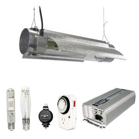 Virtual Sun VSD600CRDS 600 Watt HPS MH Grow Light Tube Reflector Hood Digital Kit- Dimmable