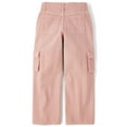 thumbnail image 3 of The Children's Place Girls Baggy Fit Garment Dyed Cargo Jeans, Sizes 4-16, 3 of 3