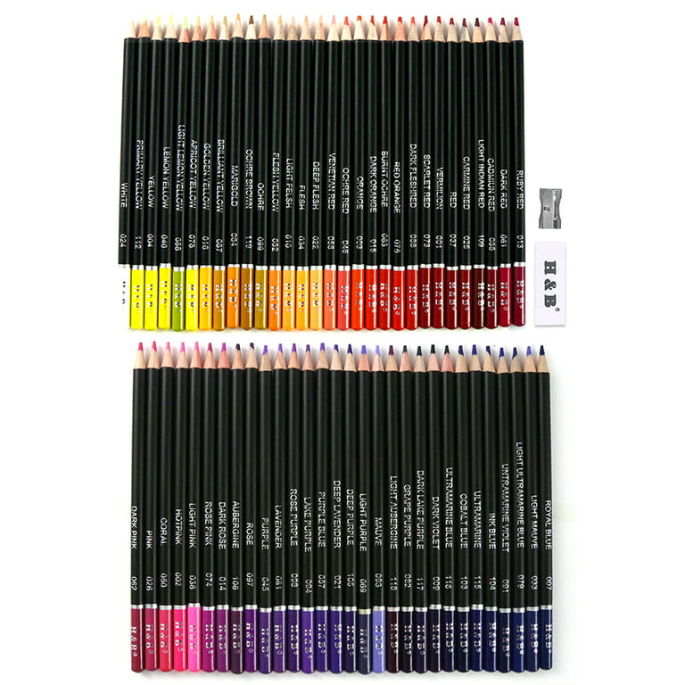 H & B 120 Colored Pencils for Adult Coloring, Soft Core Coloring Pencils Set  with Coloring